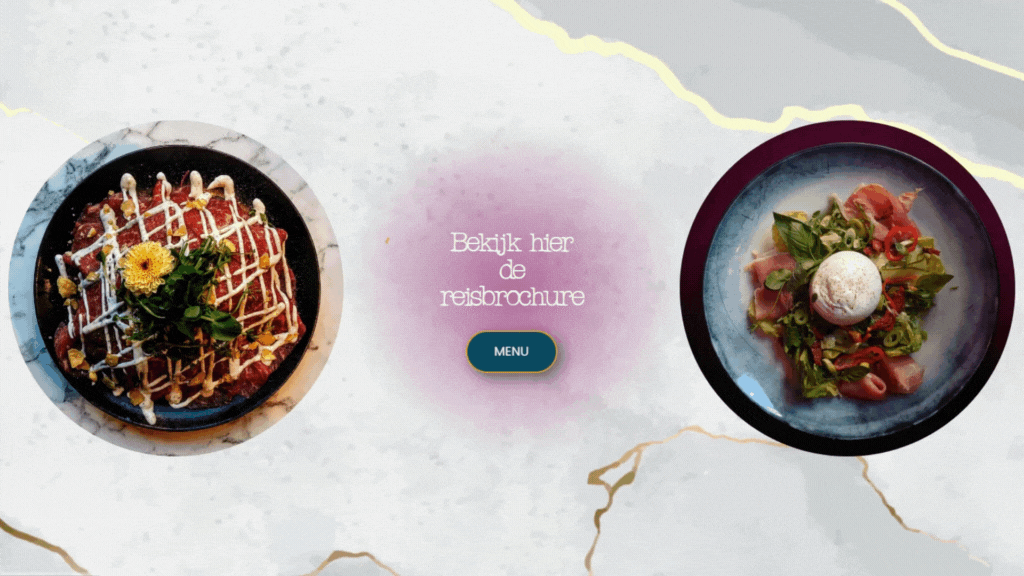 Website pagina menu button